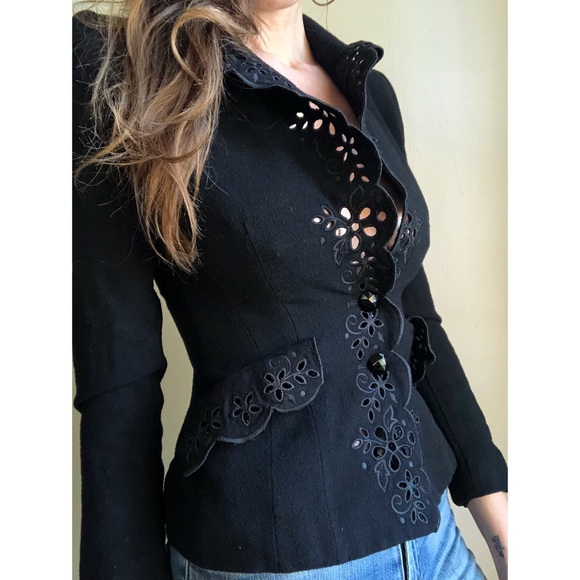 Escada Jackets & Blazers - Vintage escada wool blazer